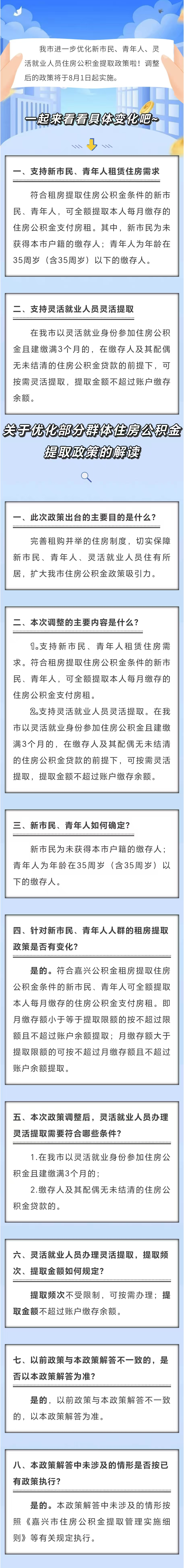 利好!住房公积金新政策!8月全面实行!